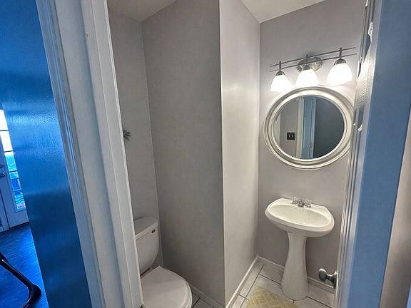Half bathroom downstairs