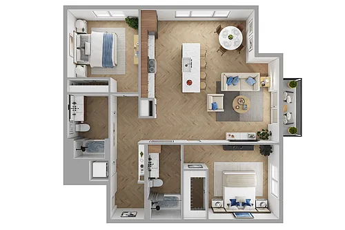 Floor plan B3