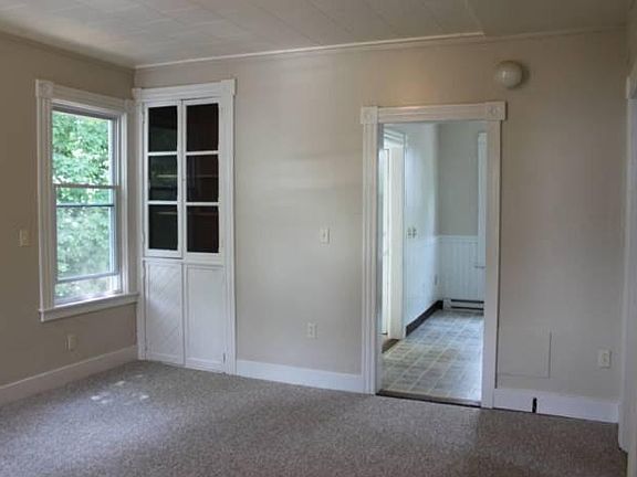 Dining room with hutch