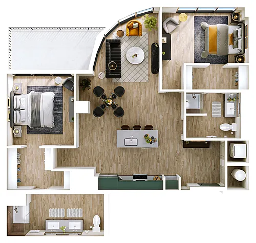 Floor plan B8 - Penthouse