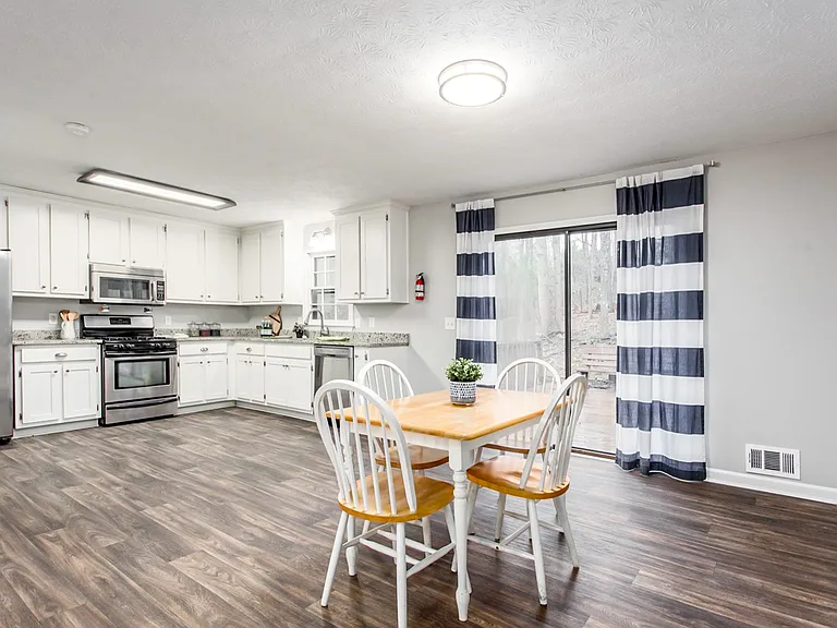 Beautiful flooring throughout. No carpet!
