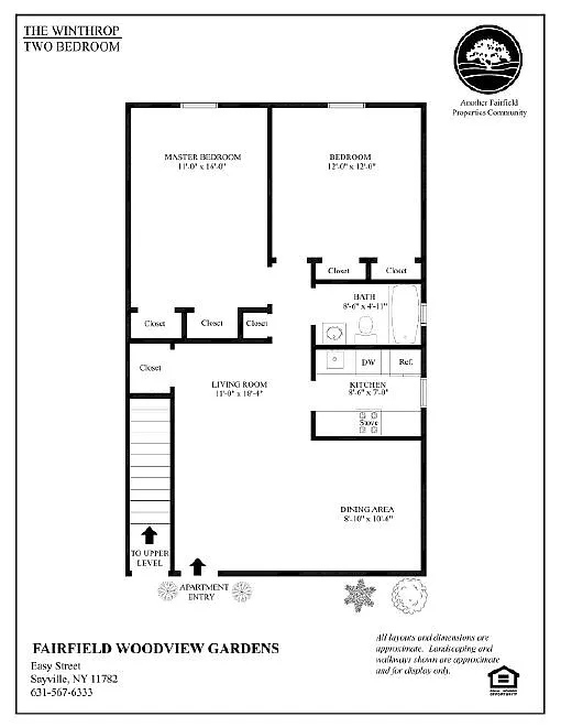 Floor plan Winthrop