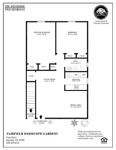 Floor plan Winthrop