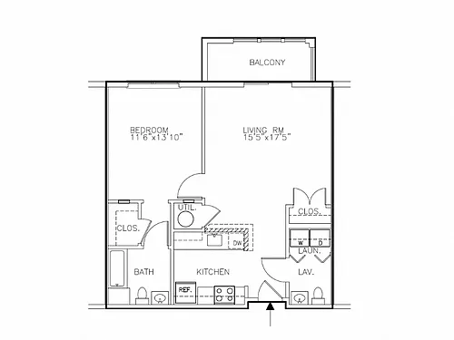 Floor plan The Peabody