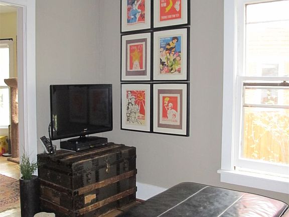 Living Room looking toward Dining Room (as a furnished ex.)