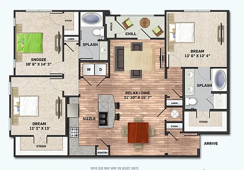 Floor plan C2A