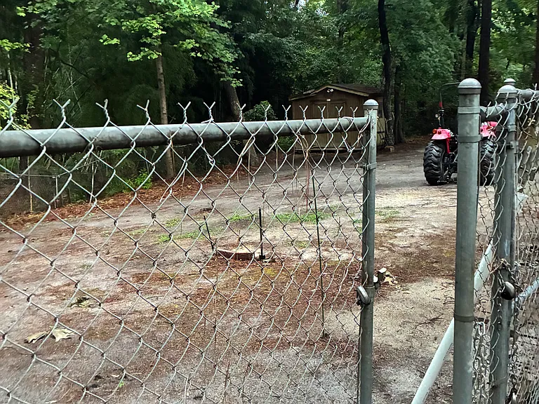 backyard picture- fenced in backyard