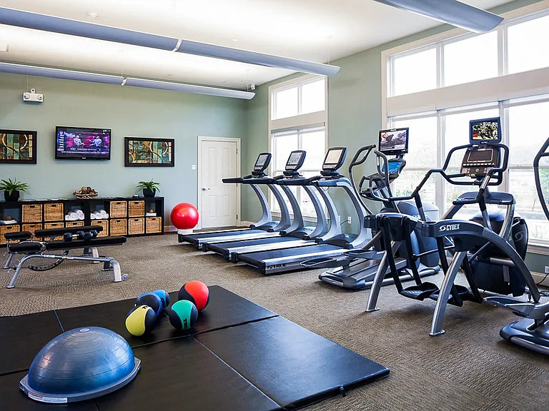 Exercise in our beautiful fitness room!