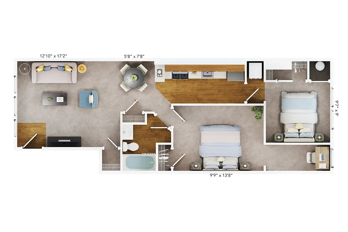 Floor plan B3