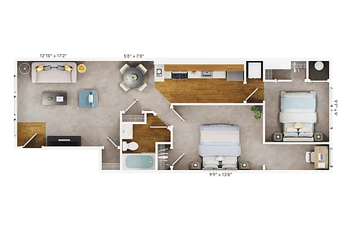 Floor plan B3