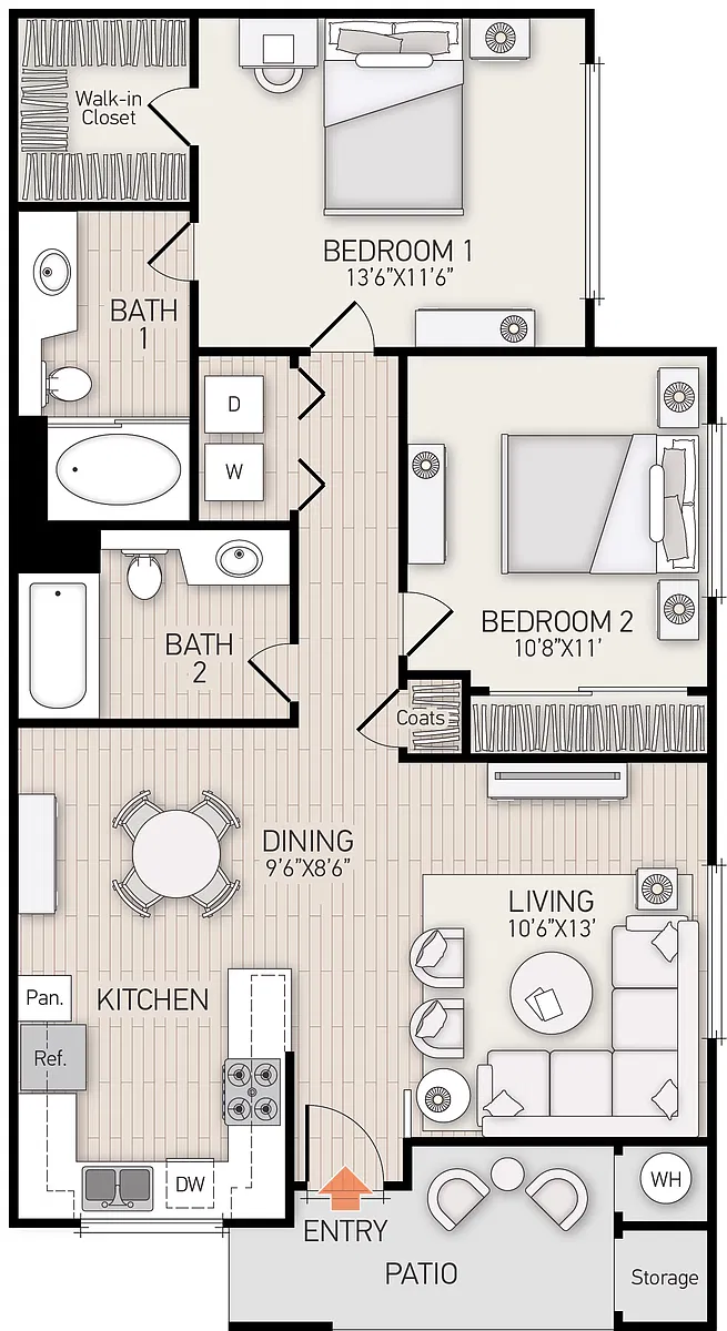 Floor plan Plan D