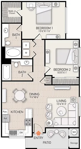 Floor plan Plan D