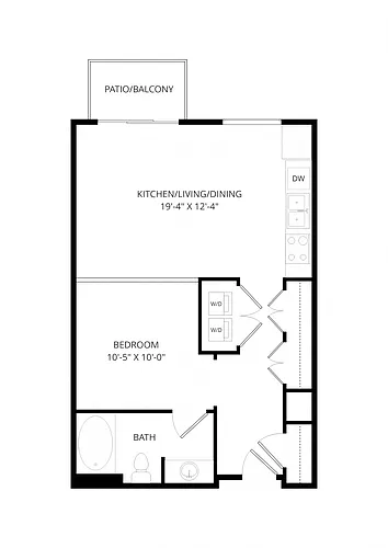 Floor plan A8 0X1