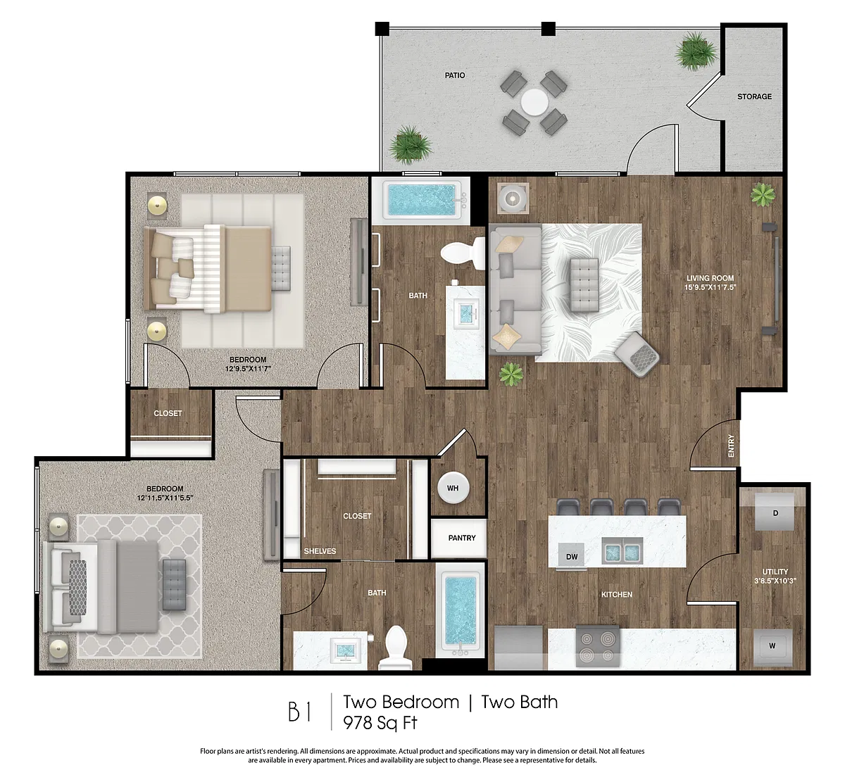 Floor plan B1