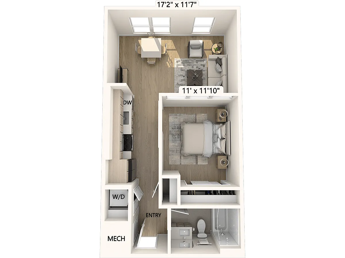 Floor plan A1 - Finish Package II