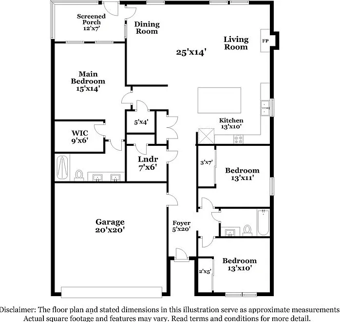 3 bed, 2.0 bath, 1520 sqft, $1,875 — Photo 2