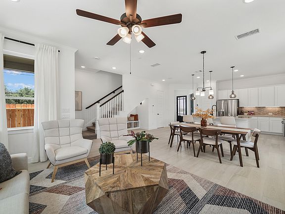 Bright open floorplan