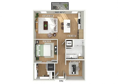 Floor plan A8D