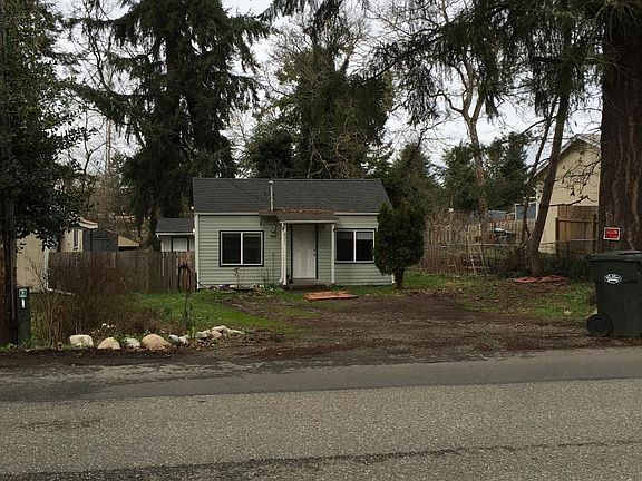 Front yard and parking area