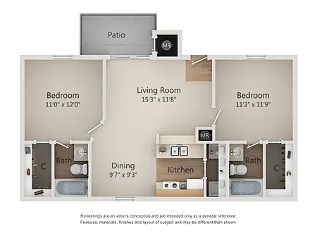 Floor plan B1