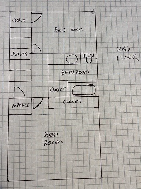Floor plan 2BR TH Floor Plan