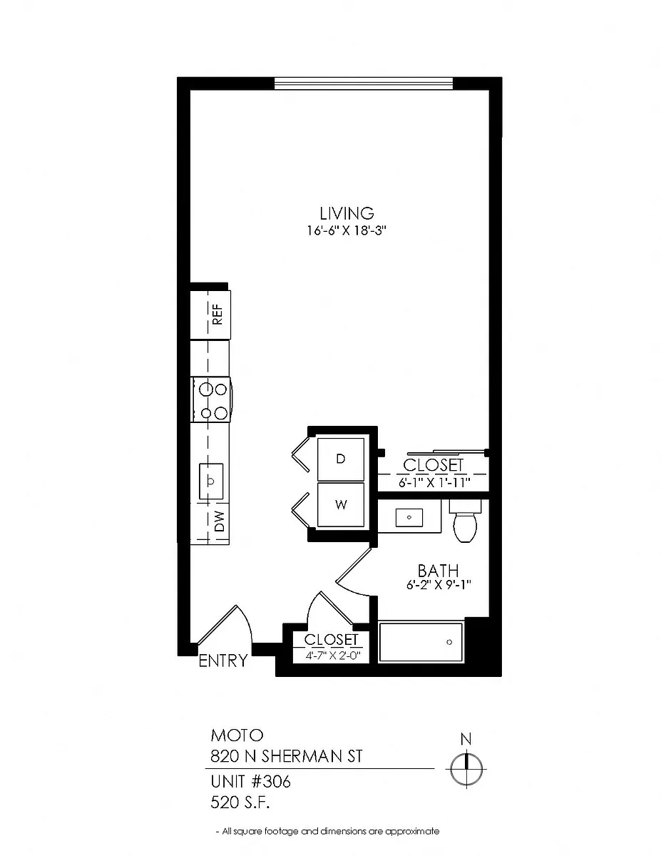 Floor plan Studio