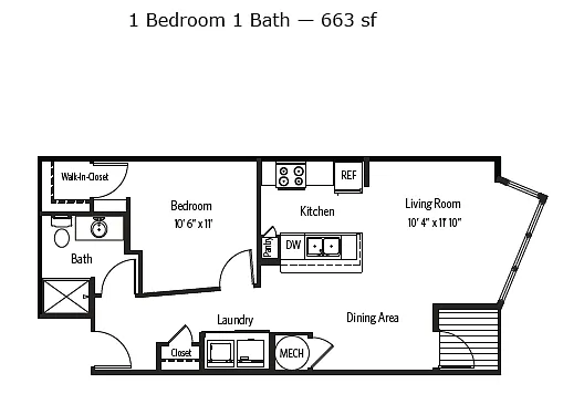 Floor plan Beltine B