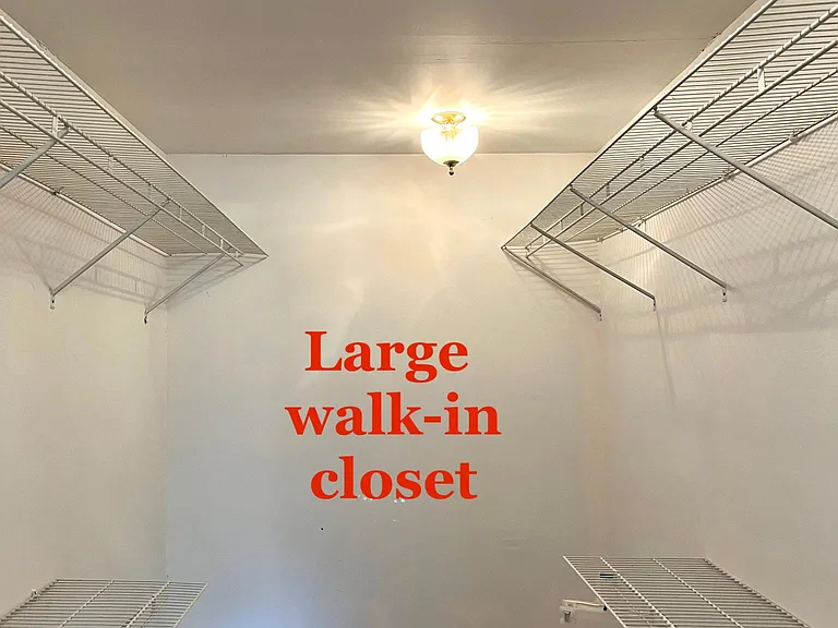 Large walk-in closet