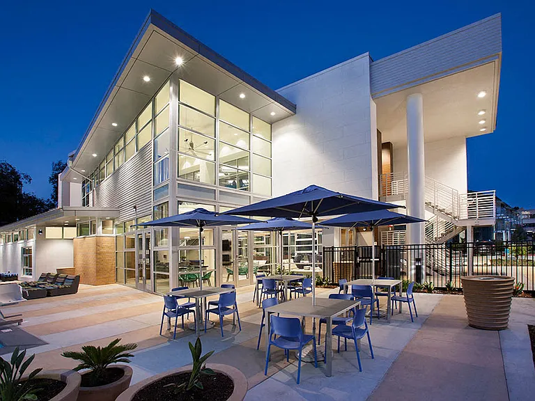 Poolside View
