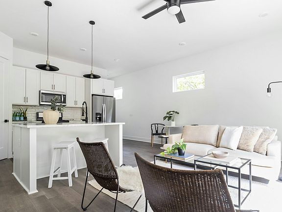Natural light filled living area