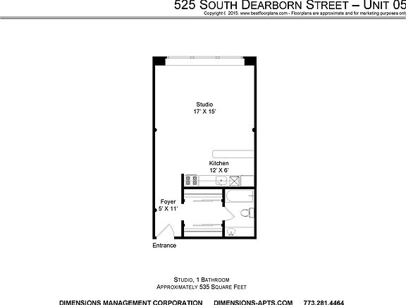 4th image of 525 S Dearborn St APT 605