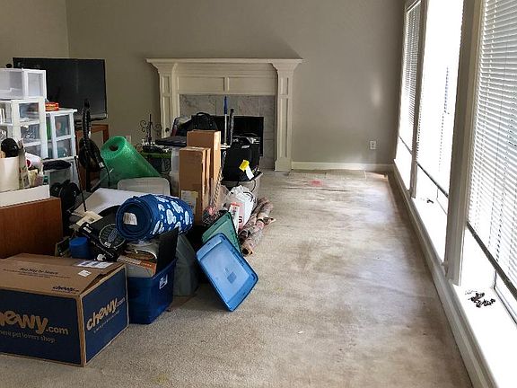Huge Den with Fireplace