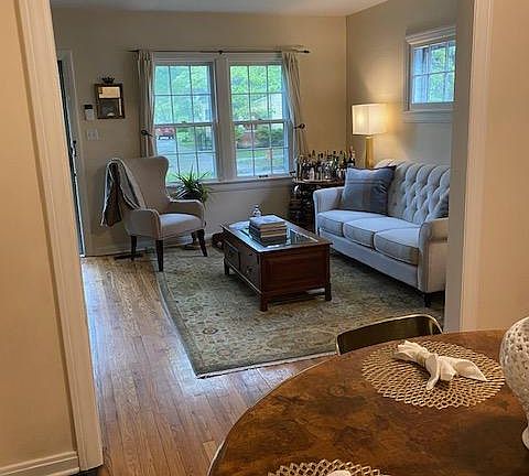 View into living room