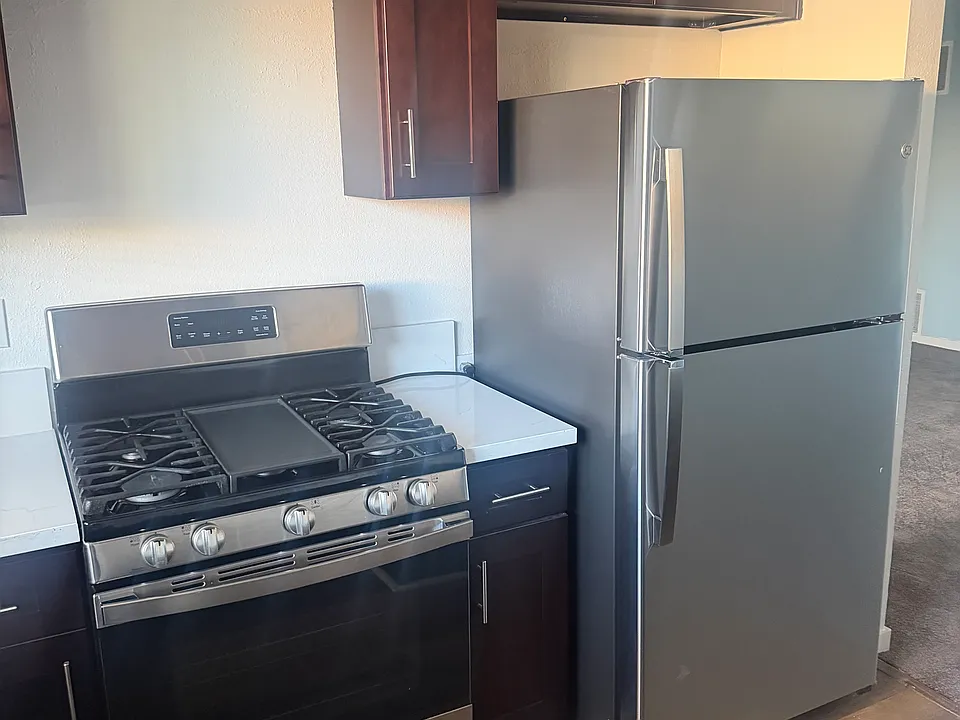 New stove, brand new fridge