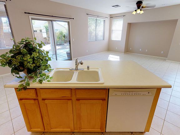 Family room from kitchen