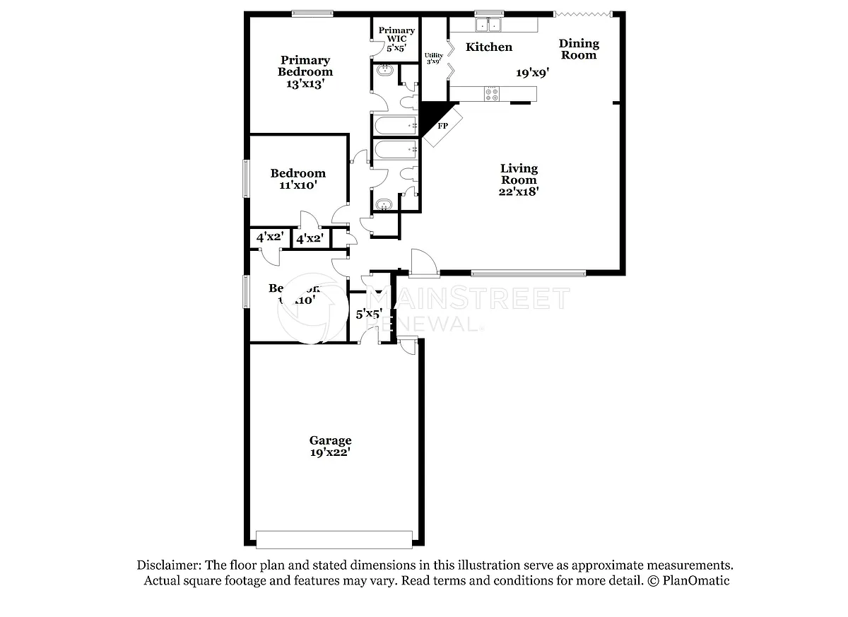 Floor Plan - 3414 McKinley Ln