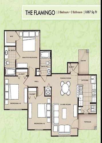 Floor plan Flamingo