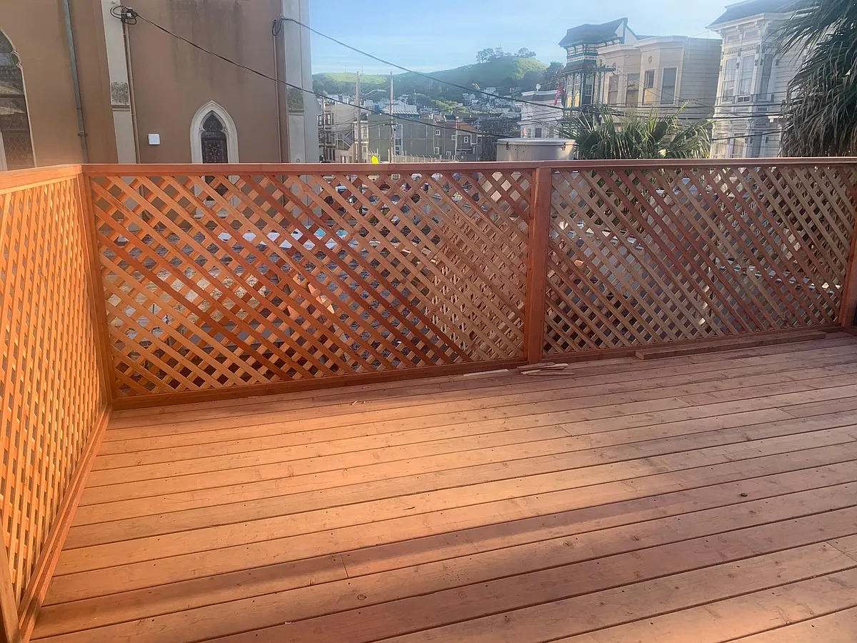Private deck only for this apartment
Off kitchen area - 1205 Alabama St