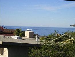 bright blue ocean view