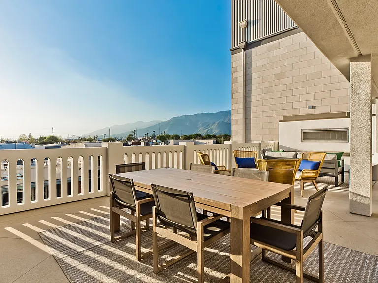 Outdoor seating area