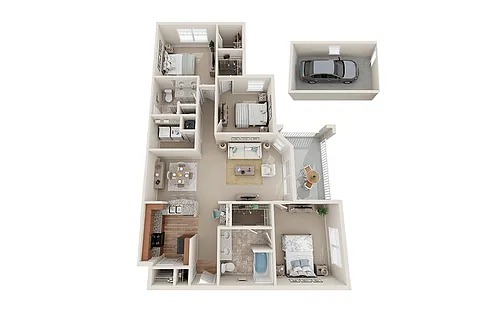 Floor plan 3A Upgrade