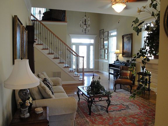Foyer and formal living room