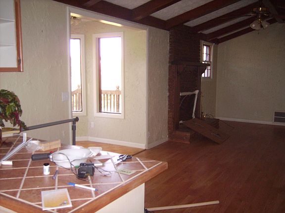 Open kitchen and Den