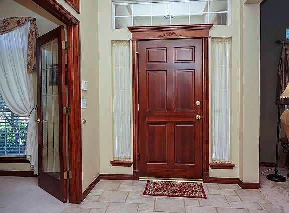 Stately Entry with Crown Molding