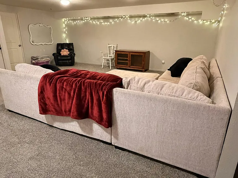 Basement living room