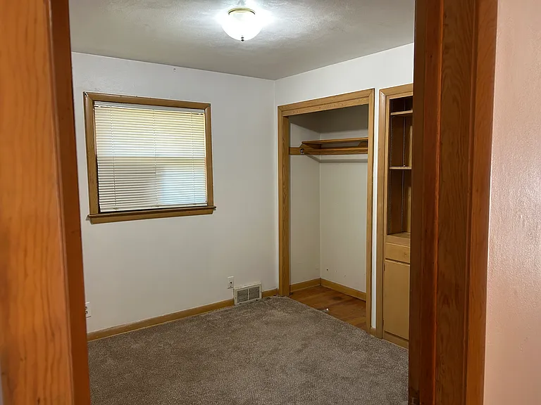 Bedroom 3 has built-in bookcase