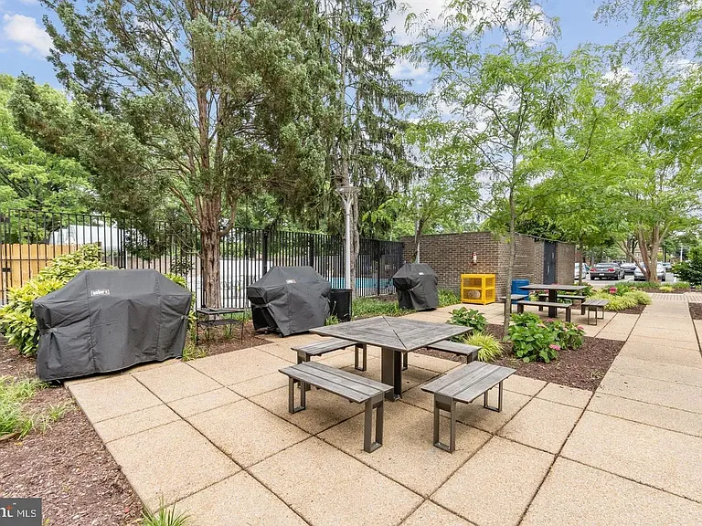 Community grilling area