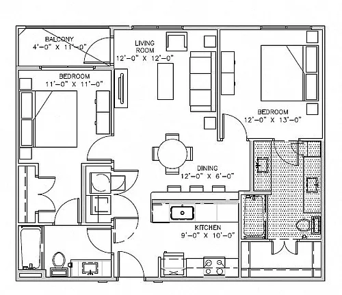 Floor plan B1