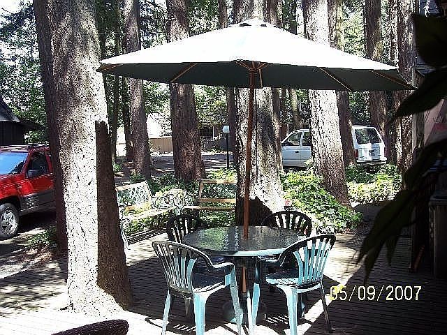 front deck area