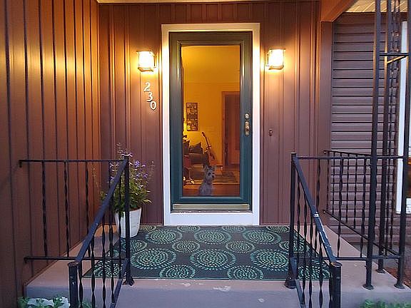 FRONT DOOR - EVENING